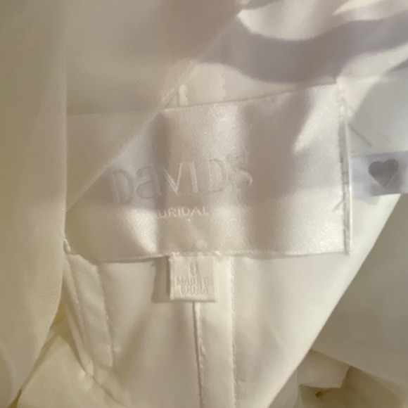 David’s Bridal A-Line Wedding Dress - Picture 6 of 7